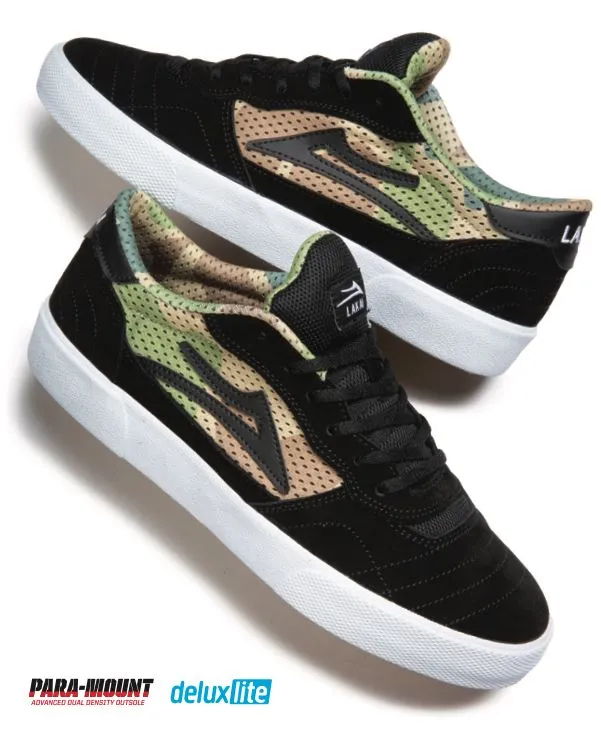 Lakai Cambridge Skate Shoes - Black/Camo