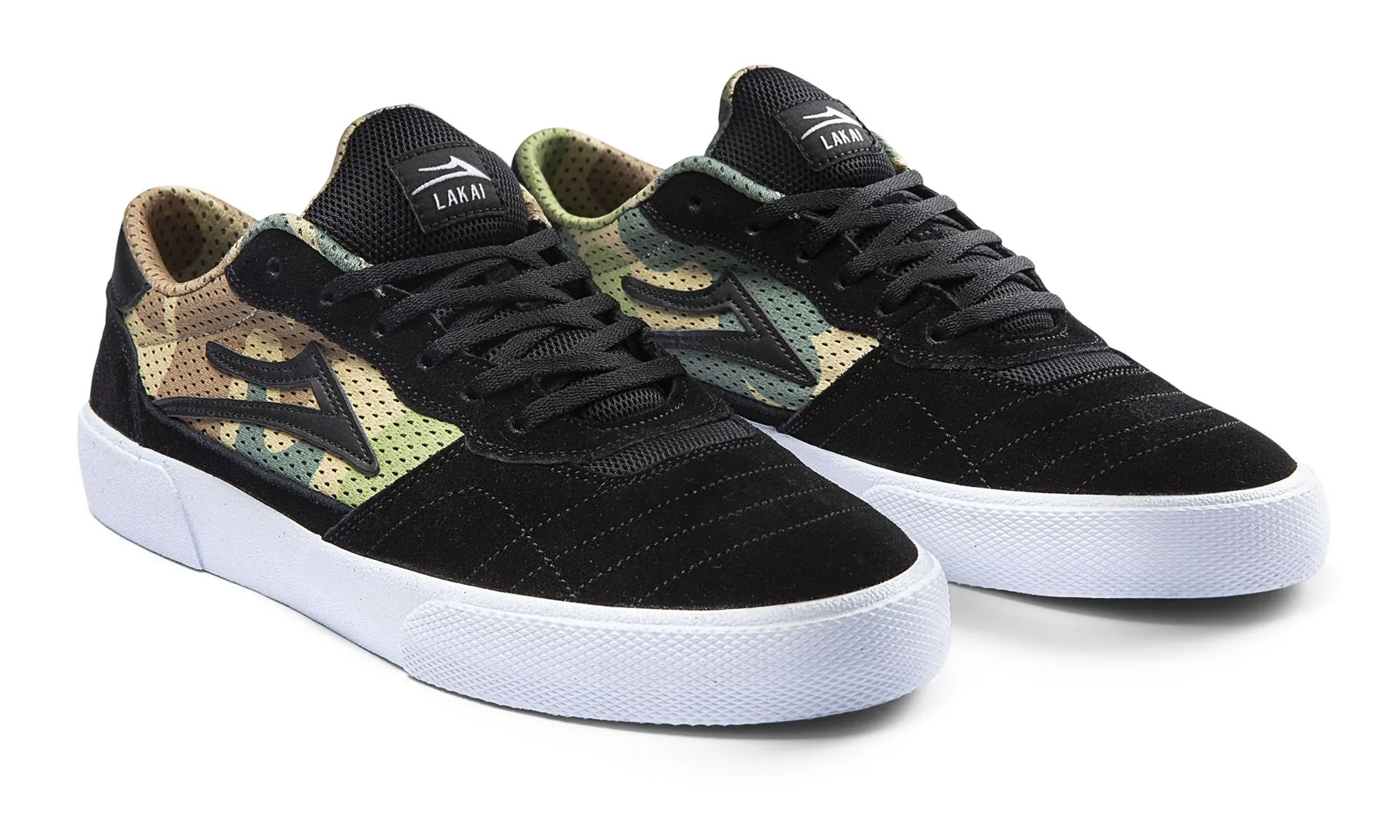 Lakai Cambridge Skate Shoes - Black/Camo