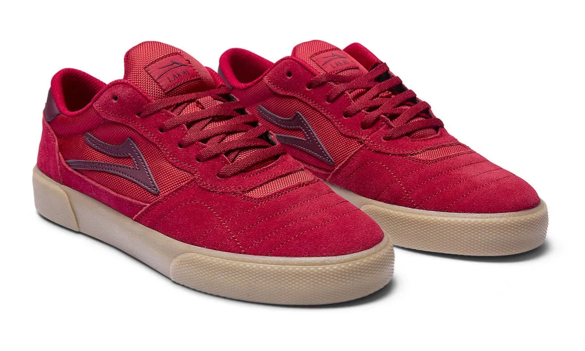 Lakai Cambridge Skate Shoes - Red / Burgundy