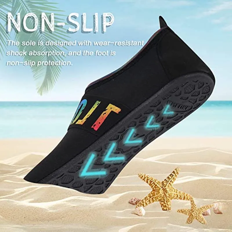 Men And Women Barefoot Beach Aqua Shoes