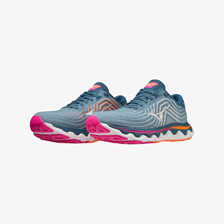 MIZUNO WAVE HORIZON 6 - WOMEN - BLUE ASHES