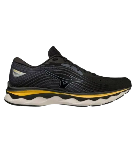 Mizuno Wave Sky 6 - Mens - Black/Tradewinds/Gold Fusion