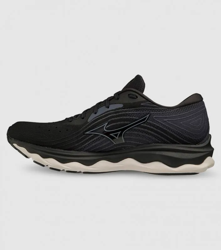 Mizuno Wave Sky 6 - Mens - Black/Tradewinds/Gold Fusion