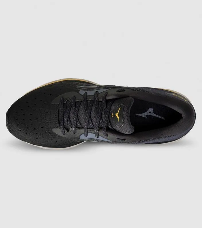 Mizuno Wave Sky 6 - Mens - Black/Tradewinds/Gold Fusion