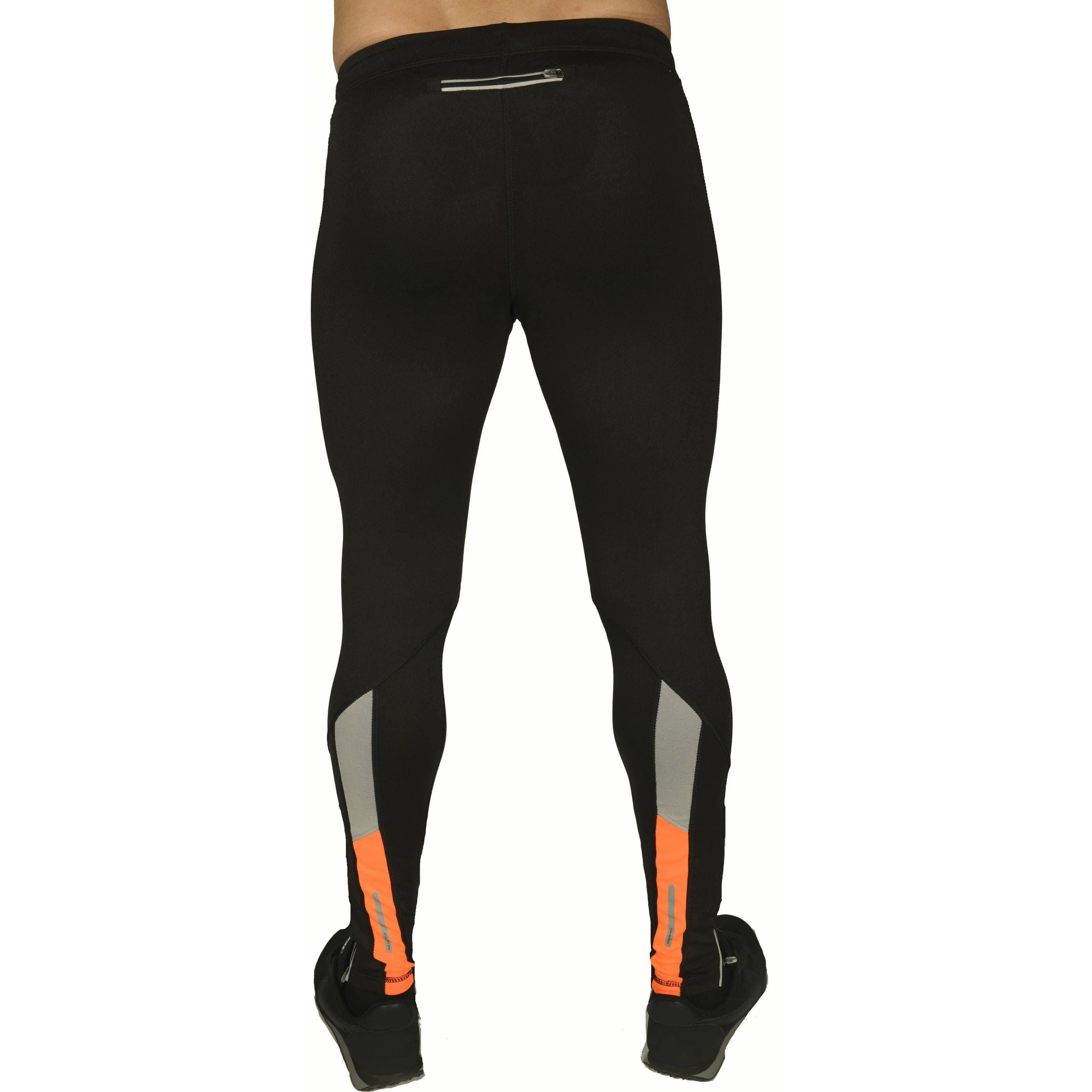 More Mile More-Tech Mens Long Running Tights - Black