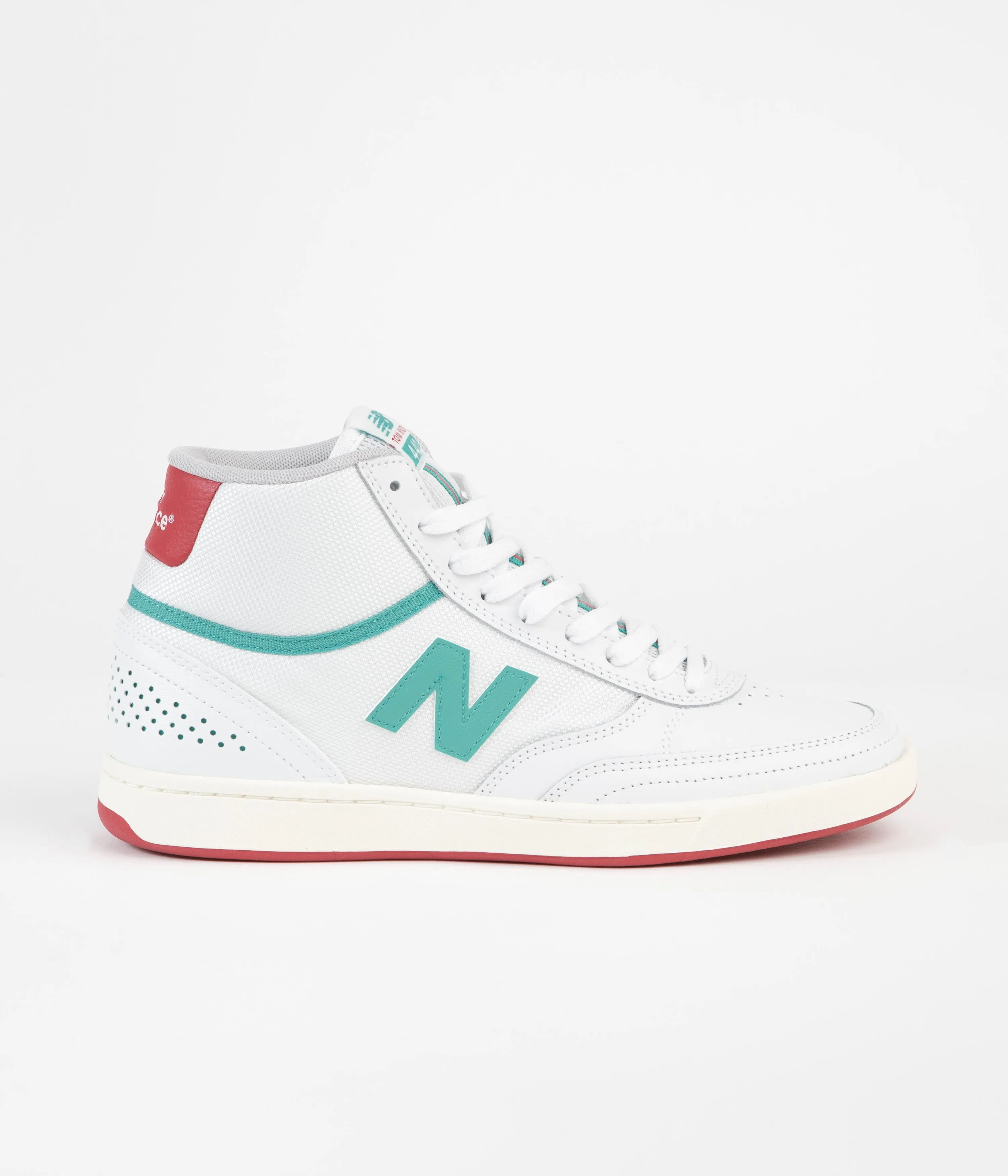 New Balance Numeric 440 Hi Tom Knox Shoes - White / Red / Green