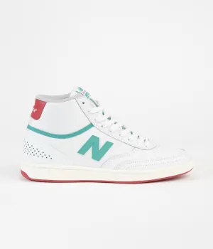 New Balance Numeric 440 Hi Tom Knox Shoes - White / Red / Green