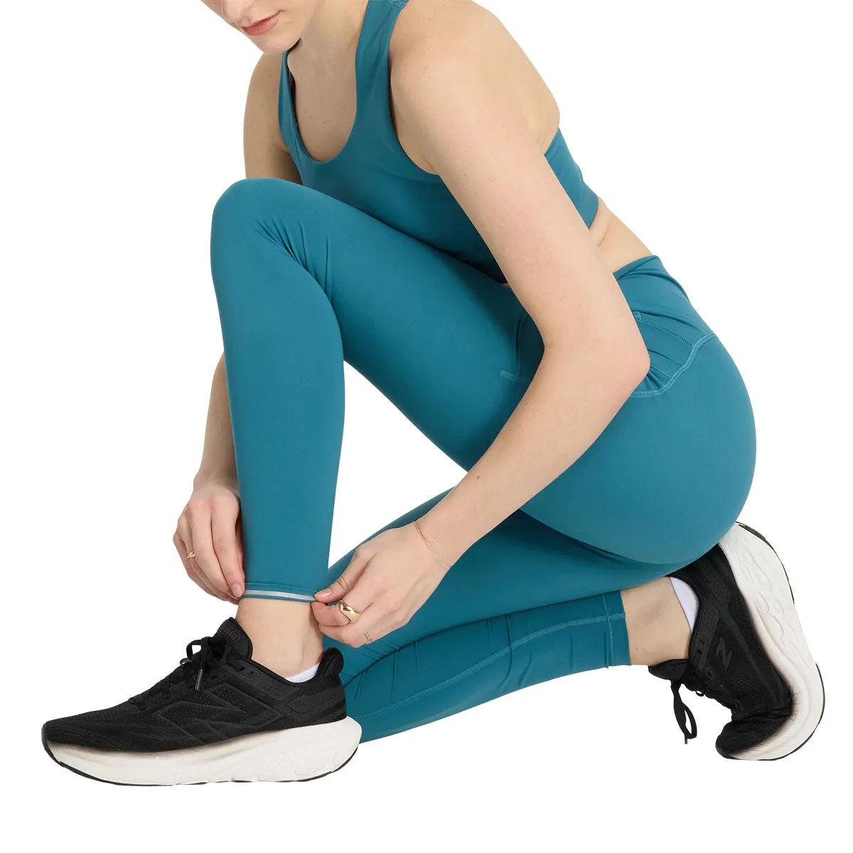 New Balance Sleek Pocket High Rise Legging 27"