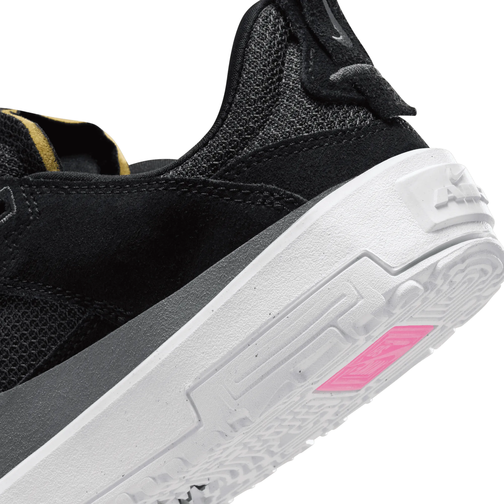 Nike SB Big Kids Day One Skateboard Shoe - Black/Cool Grey-Anthracite-Alchemy Pink