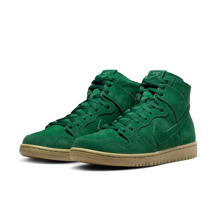 Nike SB Dunk High Pro Decon Skateboard Shoes - Gorge Green/Gorge Green-Black
