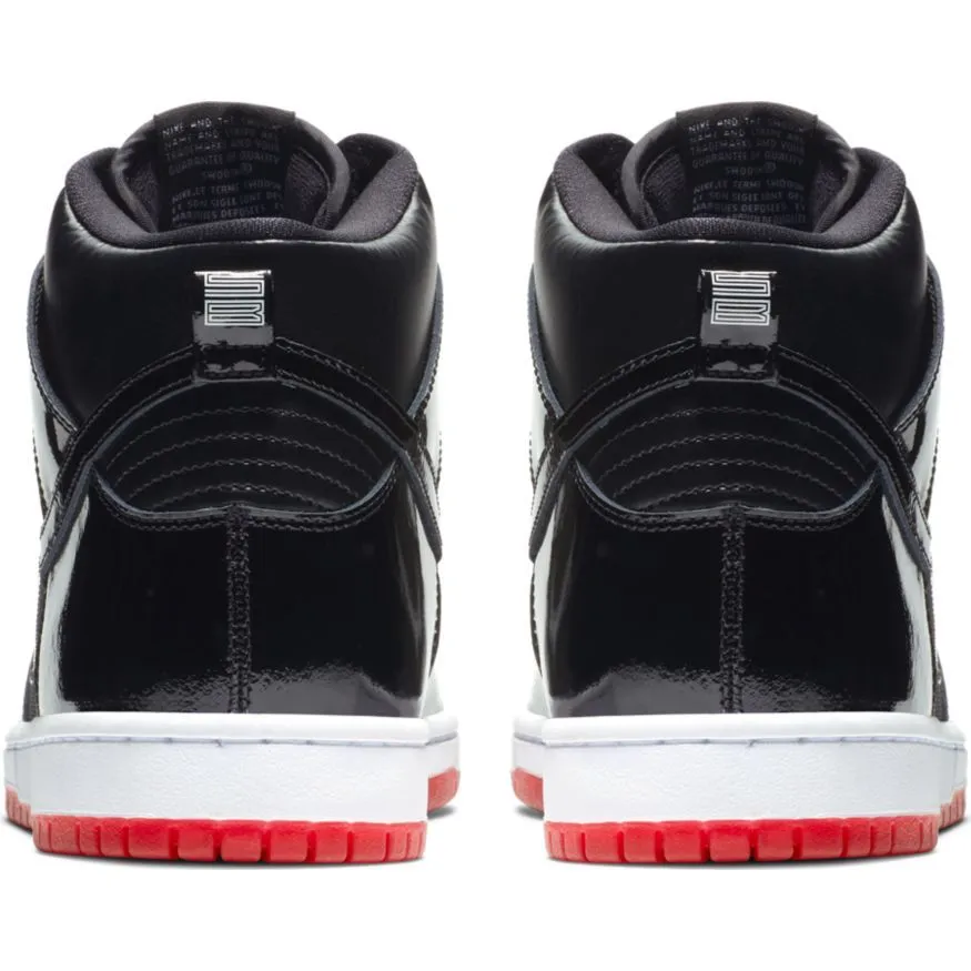 Nike SB Zoom Dunk High Traditional QS - Black/Black - White - Varsity Red