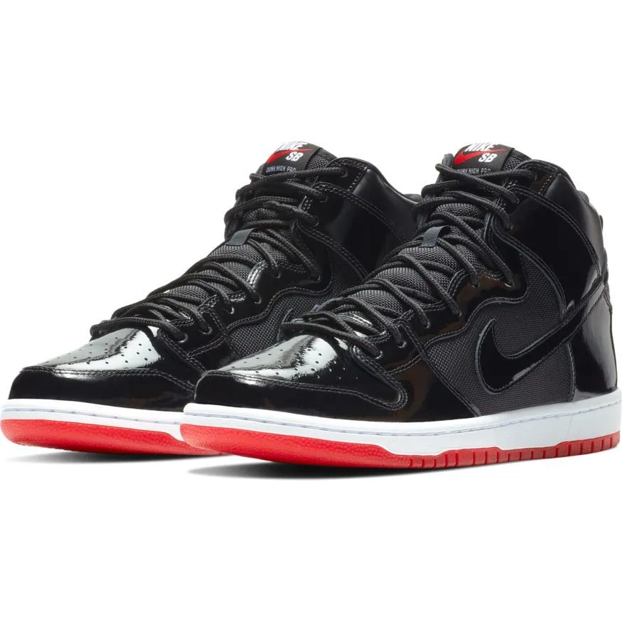 Nike SB Zoom Dunk High Traditional QS - Black/Black - White - Varsity Red
