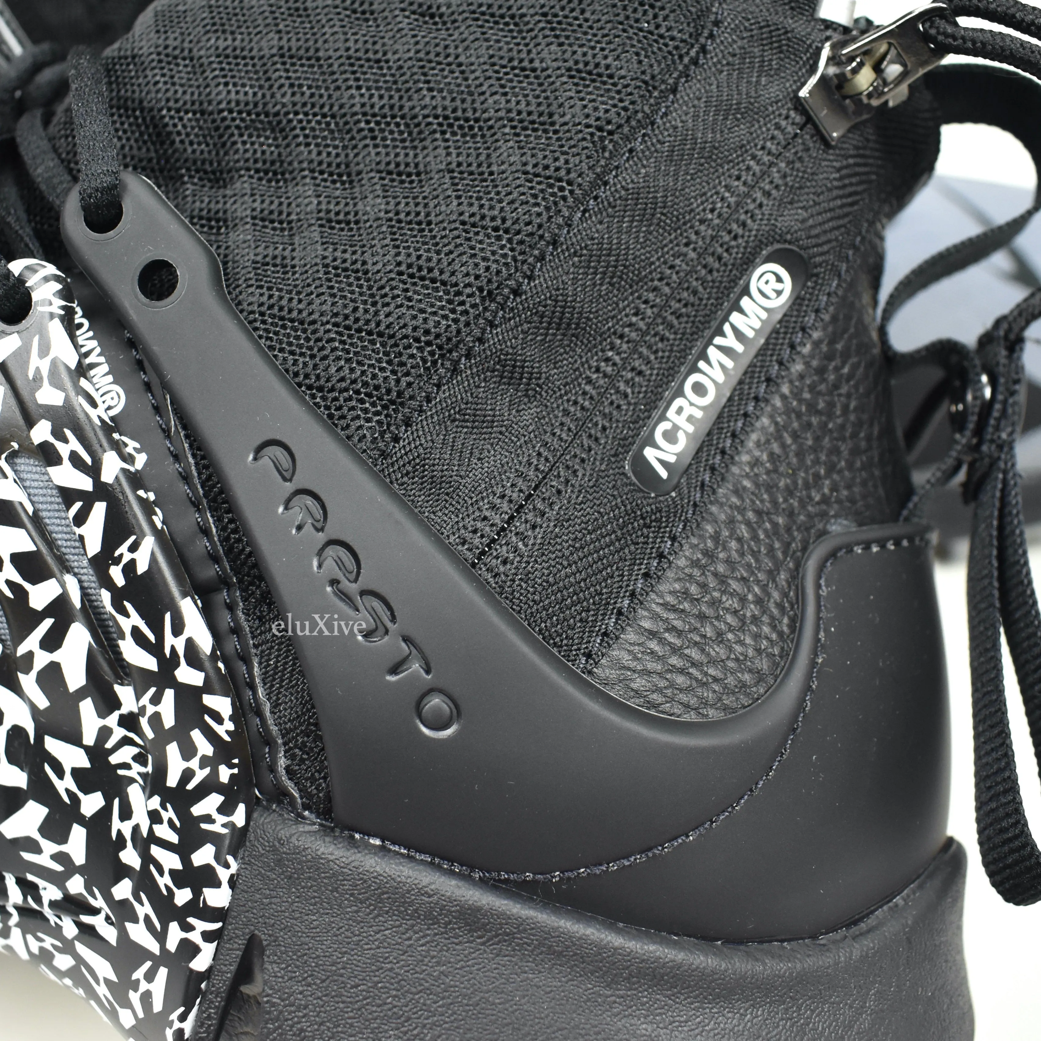 Nike x Acronym - Air Presto Mid 'Safari' (Black/Gray)