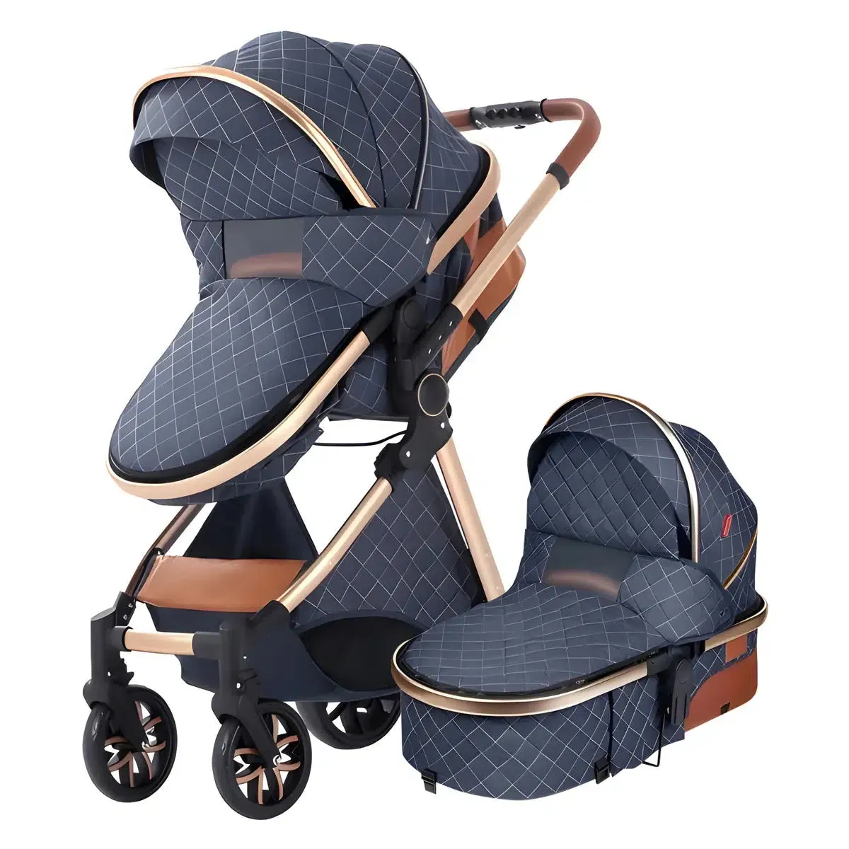 Premium 2-in-1 Baby Stroller