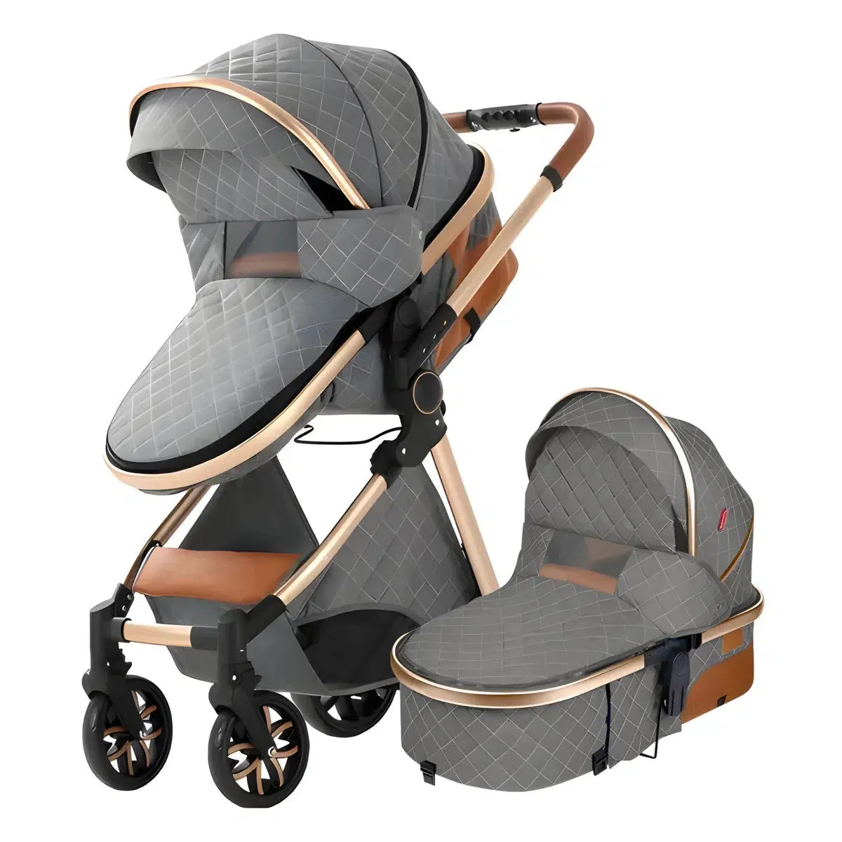 Premium 2-in-1 Baby Stroller
