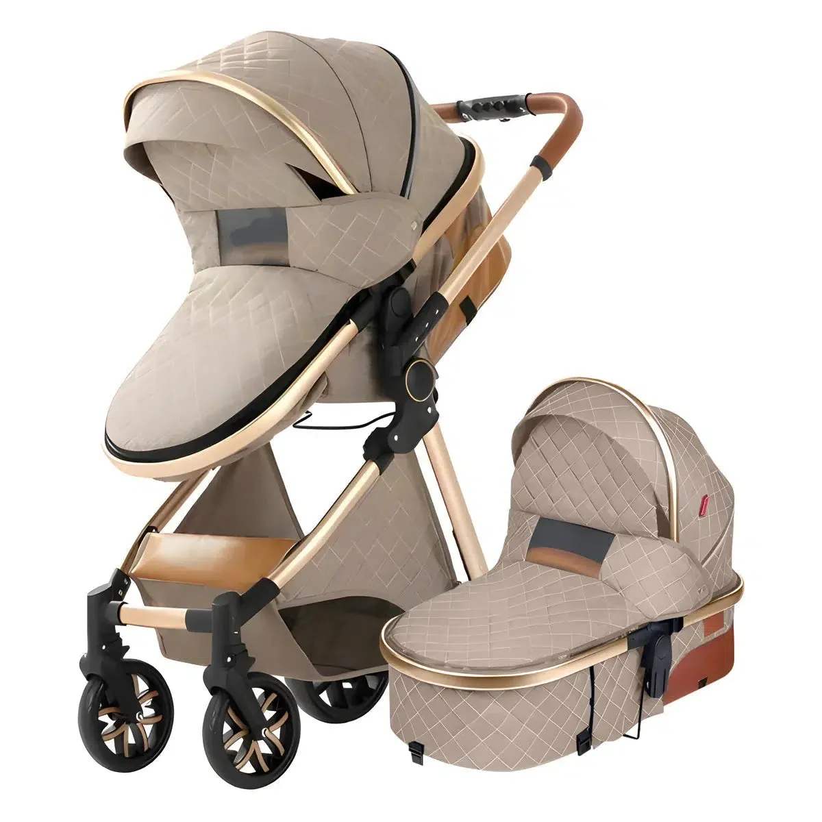 Premium 2-in-1 Baby Stroller