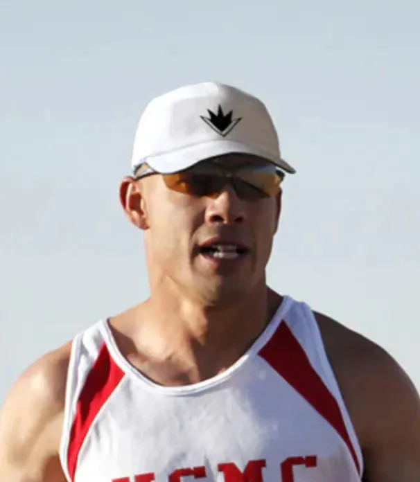 Running Hat with Front SV Icon Logo