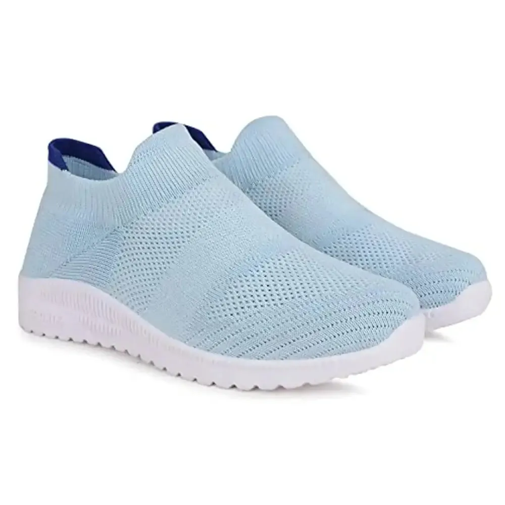 SHUGE Walking, Sports, Gym Shoes for Women and Girls Blue