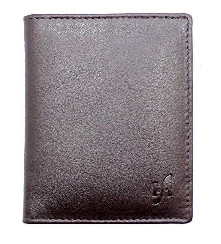 STARHIDE Men’s Soft Two Fold Real Leather Small Wallet with A Banknote Compartment 205