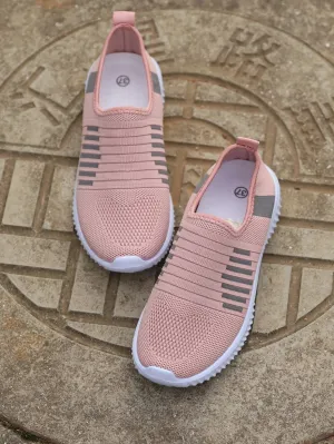 Striped Running Shoes