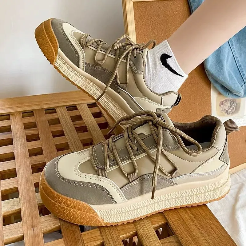 Toleet Women's Sneakers 2023 Sports Shoes Spring Summer Platform Casual Canvas Flat Running Lolita Basket Vulcanize Tennis Fashion