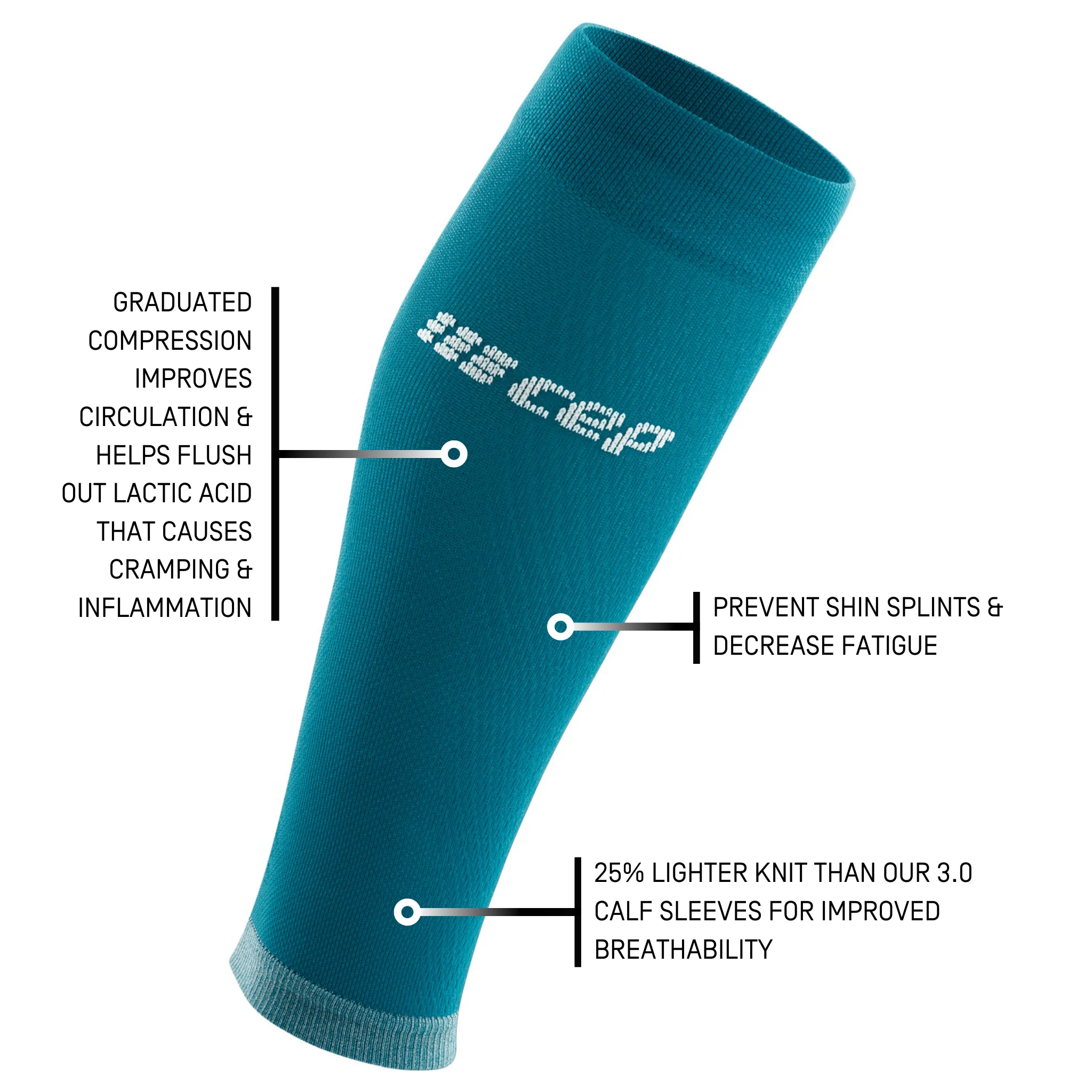Ultralight Compression Calf Sleeves, Women