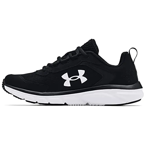 Under Armour boys Grade School Assert 9grade School Assert School Assert 9?grade School Assert 9? ??afirmación Running Shoe, Black/White, 4.5 Big Kid US