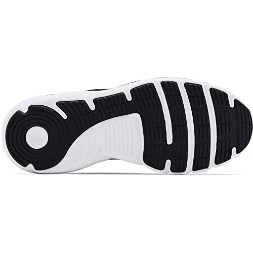 Under Armour boys Grade School Assert 9grade School Assert School Assert 9?grade School Assert 9? ??afirmación Running Shoe, Black/White, 4.5 Big Kid US