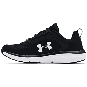 Under Armour boys Grade School Assert 9grade School Assert School Assert 9?grade School Assert 9? ??afirmación Running Shoe, Black/White, 4.5 Big Kid US