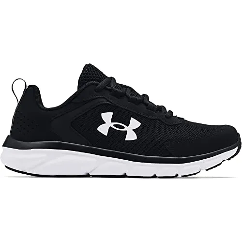 Under Armour boys Grade School Assert 9grade School Assert School Assert 9?grade School Assert 9? ??afirmación Running Shoe, Black/White, 4.5 Big Kid US