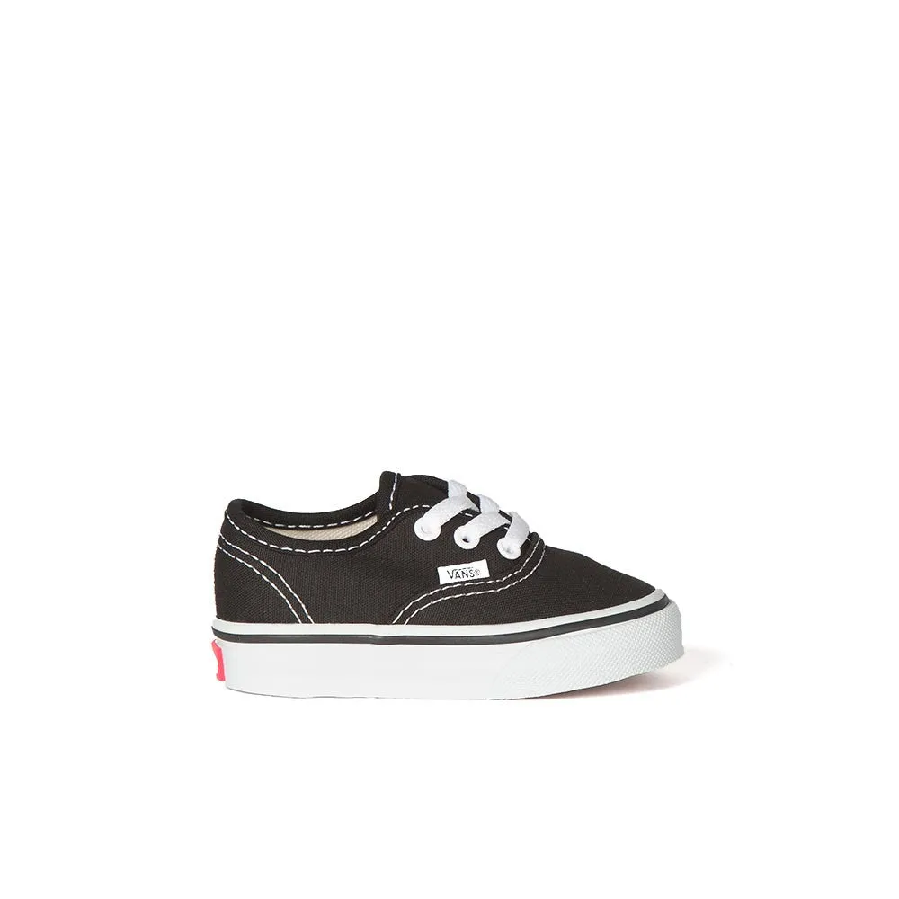 Vans Infants Authentic Black Canvas