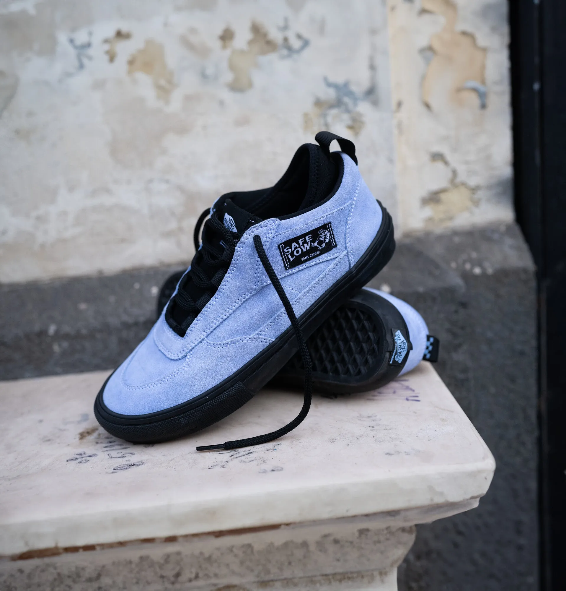 Vans Safe Low Skate Shoes Brady Blue Sky