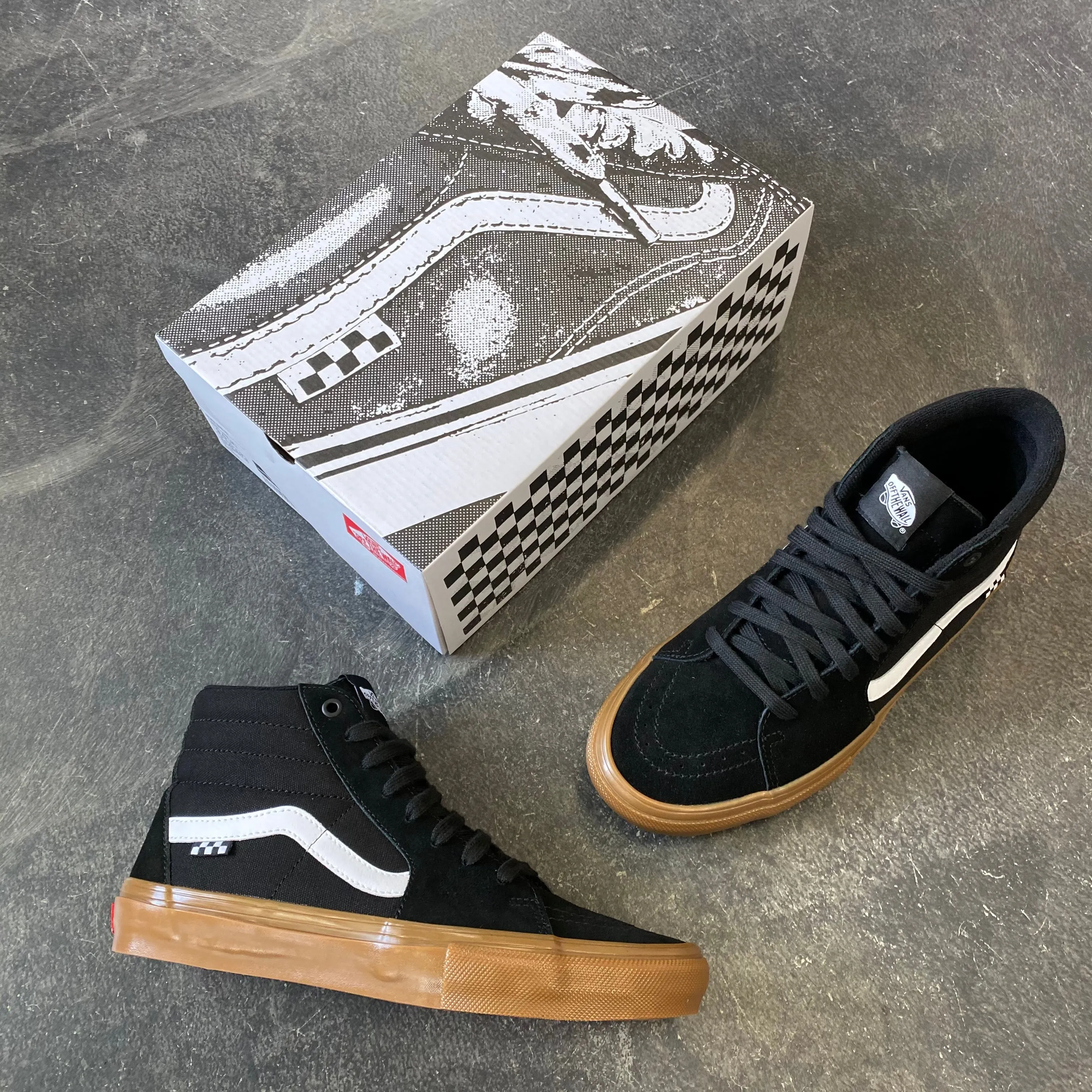 Vans Skate Sk8-Hi Black/Gum