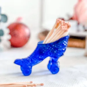 Vintage Glass Roller Skate