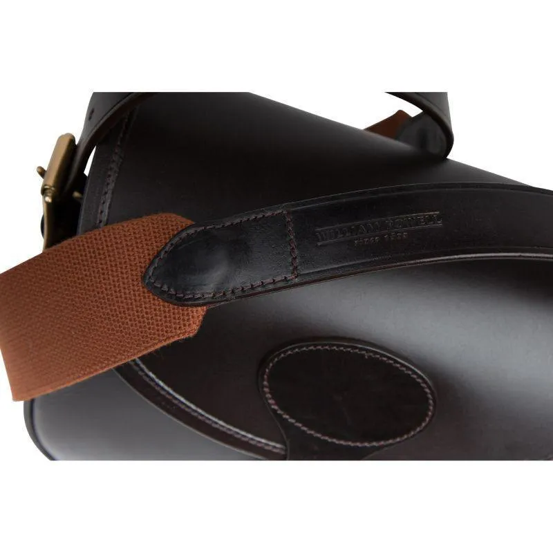 William Powell Leather Cartridge Bag / Dark Havana - 50 Cartridges