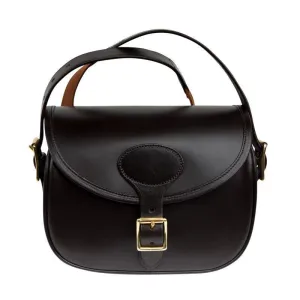 William Powell Leather Cartridge Bag / Dark Havana - 50 Cartridges