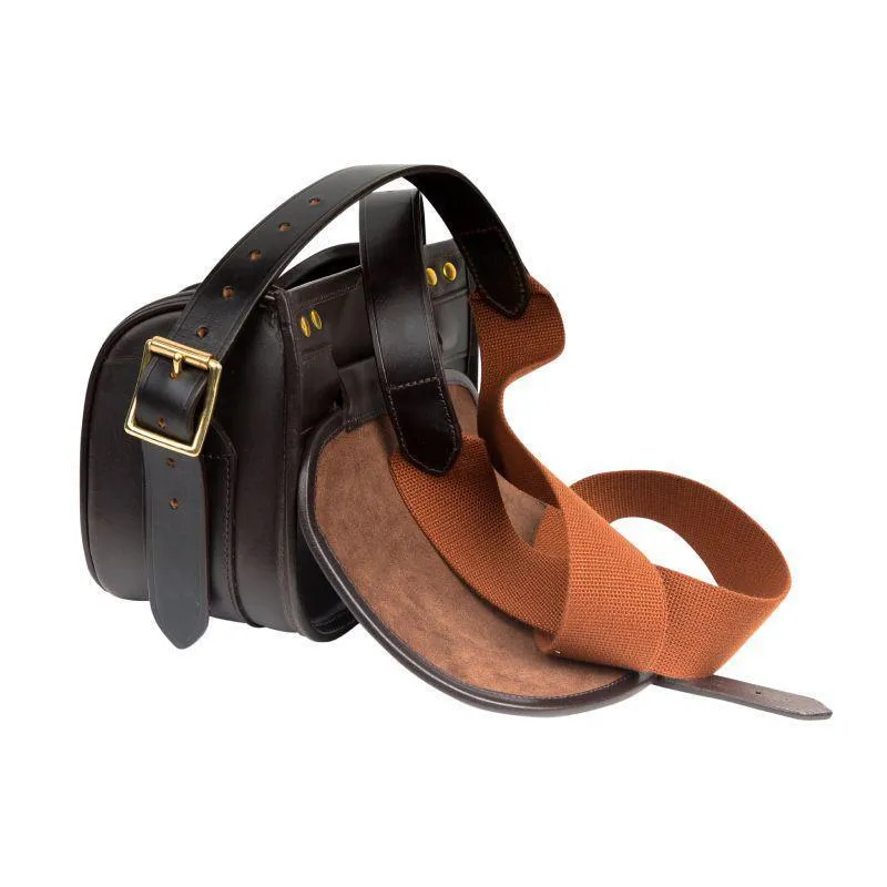 William Powell Leather Cartridge Bag / Dark Havana - 50 Cartridges