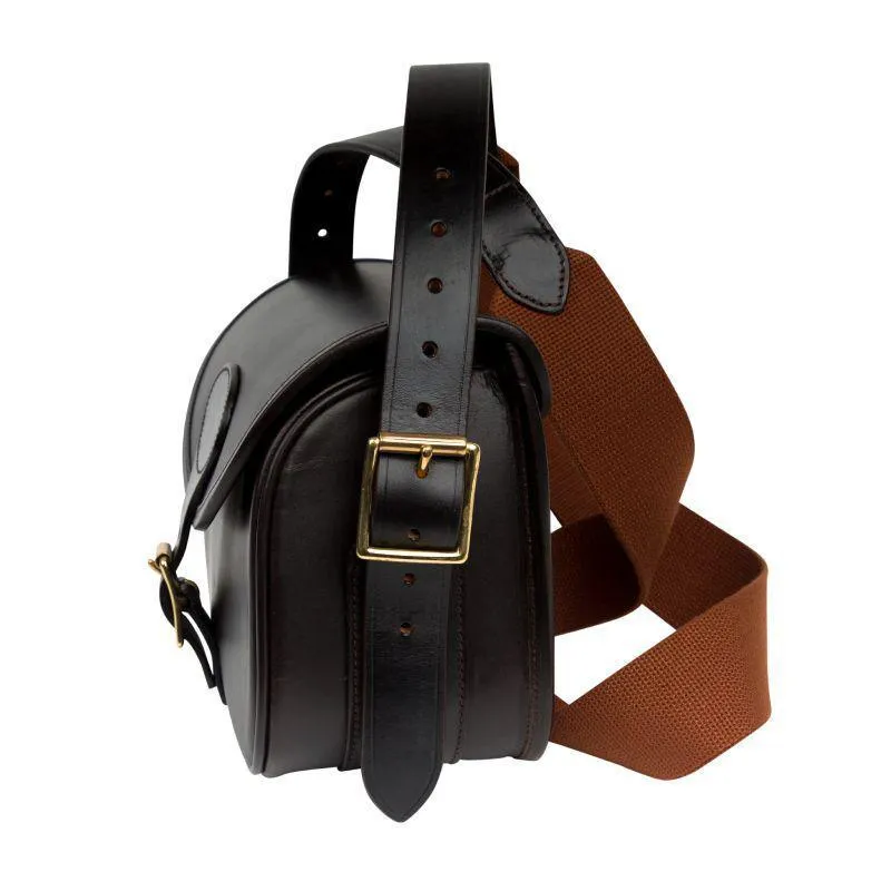William Powell Leather Cartridge Bag / Dark Havana - 50 Cartridges